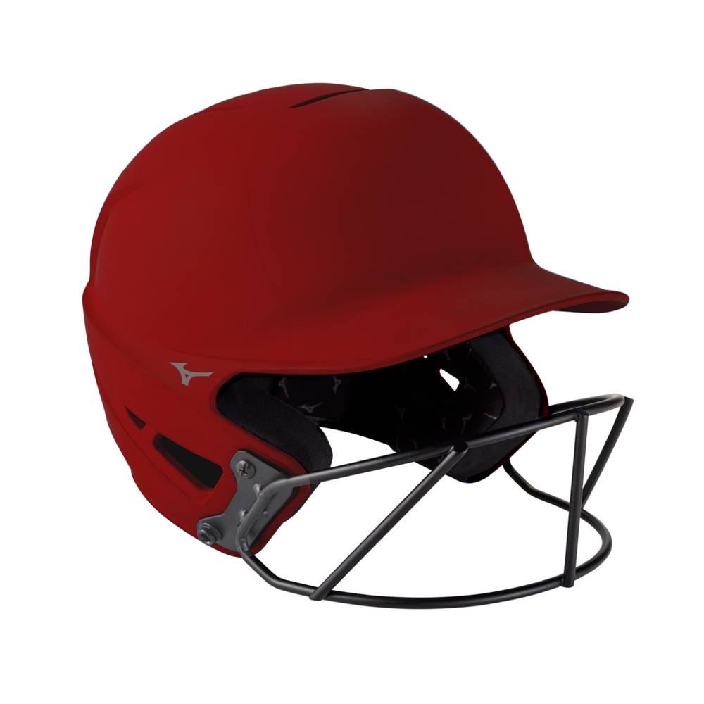 Womens Mizuno F6 Fastpitch Softball Batting Helmet Red Philippines (VQYJRX372)